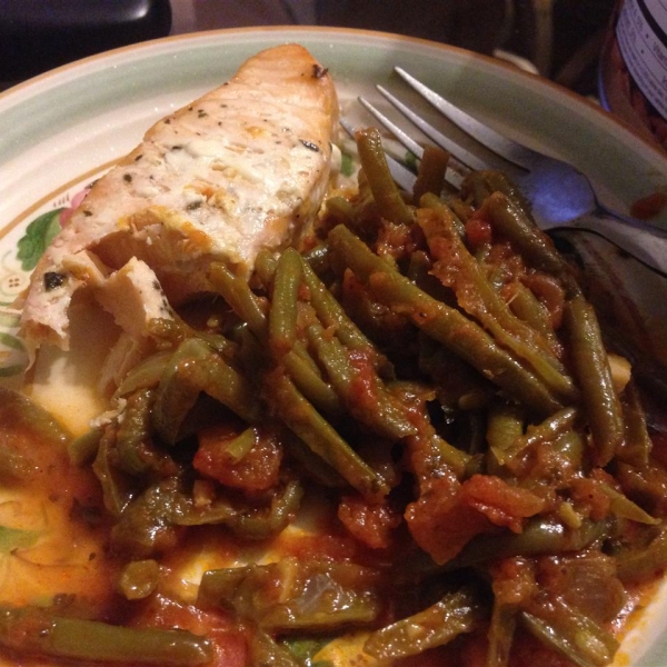 Grecian Green Beans in Tomato Sauce