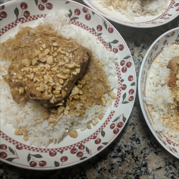 Slow Cooker Thai Peanut Pork