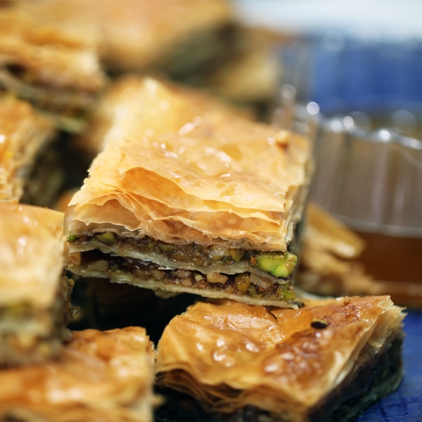 Pistachio-Walnut Baklava