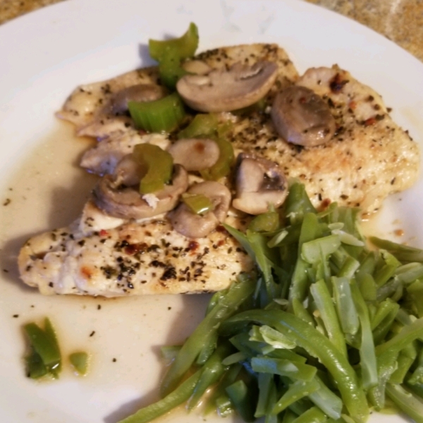 Sherry Chicken and Mushrooms