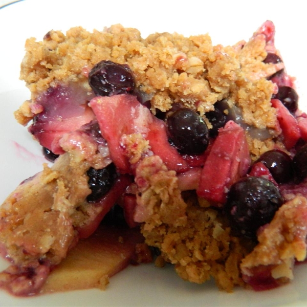 Blueberry-Apple Crunch