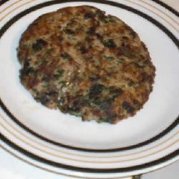 Goat Cheese and Spinach Turkey Burgers