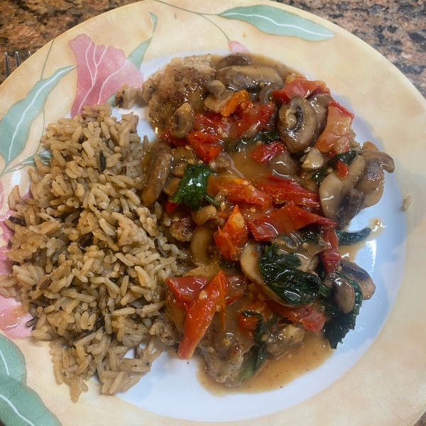 Chicken Marsala Florentine