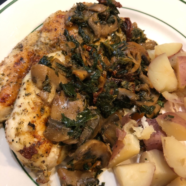 Chicken Marsala Florentine