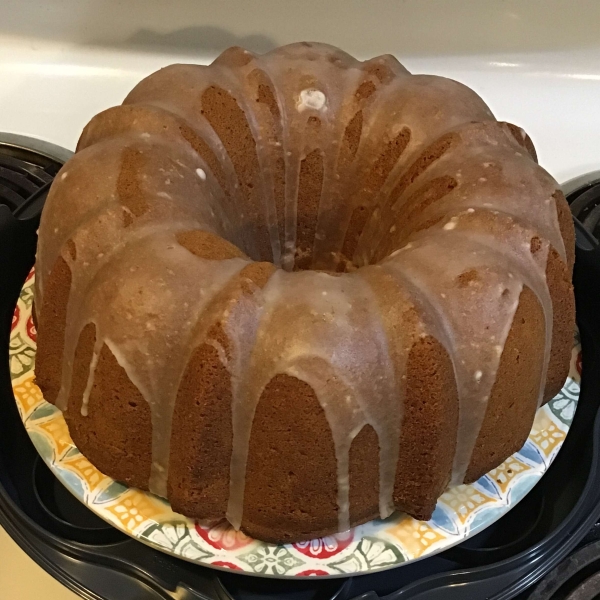 Lemon Buttermilk Pound Cake with Aunt Evelyn's Lemon Glaze