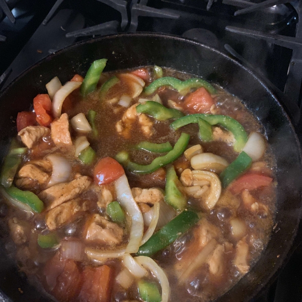 Chicken Pepper Steak