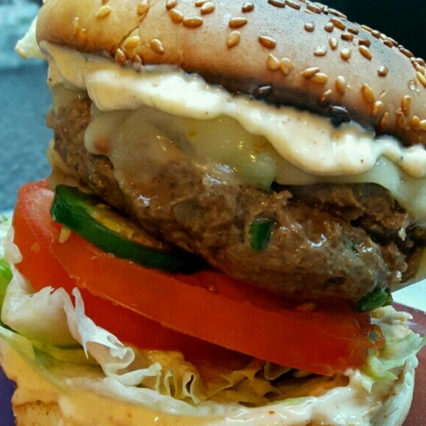 Tex-Mex Burger with Cajun Mayo