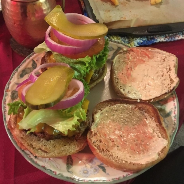 Tex-Mex Burger with Cajun Mayo