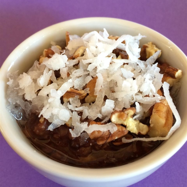 Healthy German Chocolate Cake Oatmeal