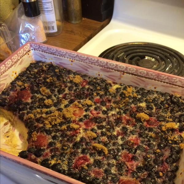 Blueberry Buttermilk Clafoutis