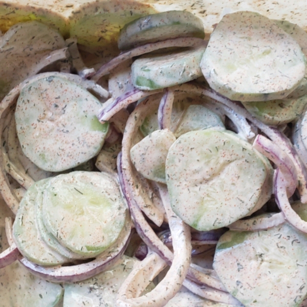 Gurkensalat (German Cucumber Salad)