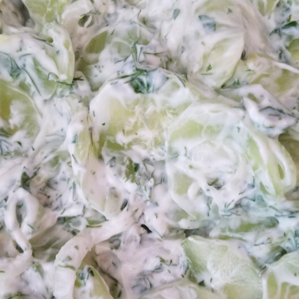 Gurkensalat (German Cucumber Salad)