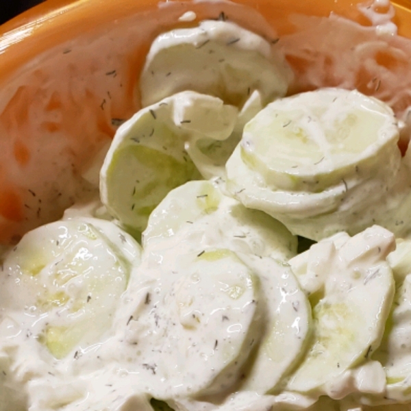 Gurkensalat (German Cucumber Salad)