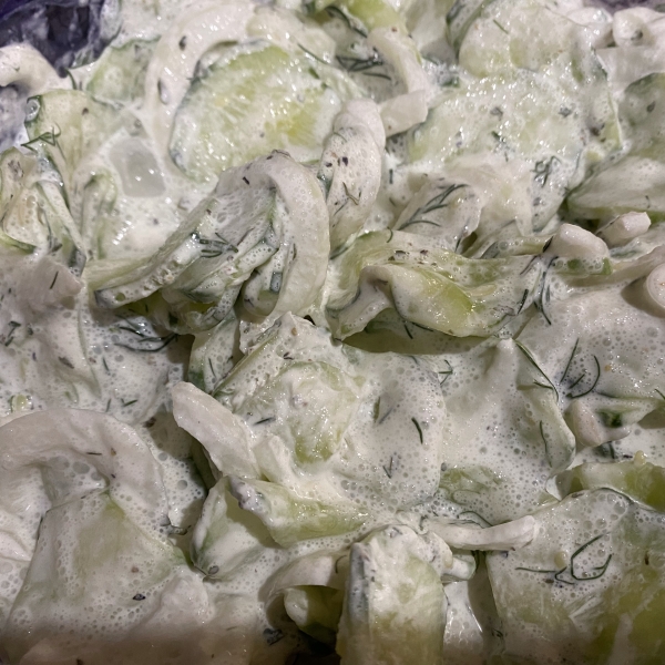 Gurkensalat (German Cucumber Salad)