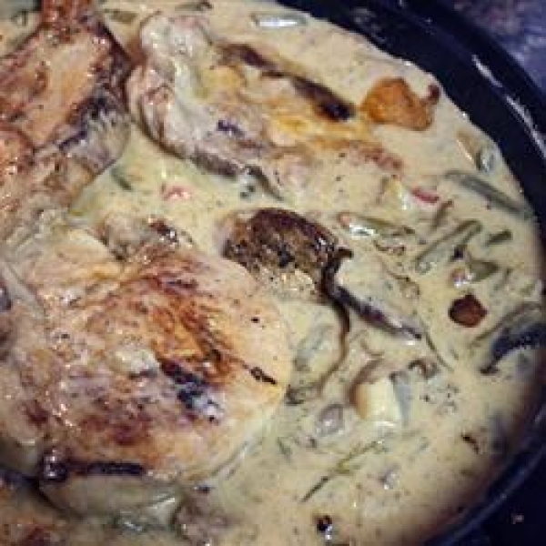 Pork Chops O'Brien with Creamy Gravy