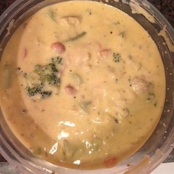 Slow Cooker Cream of Broccoli Soup