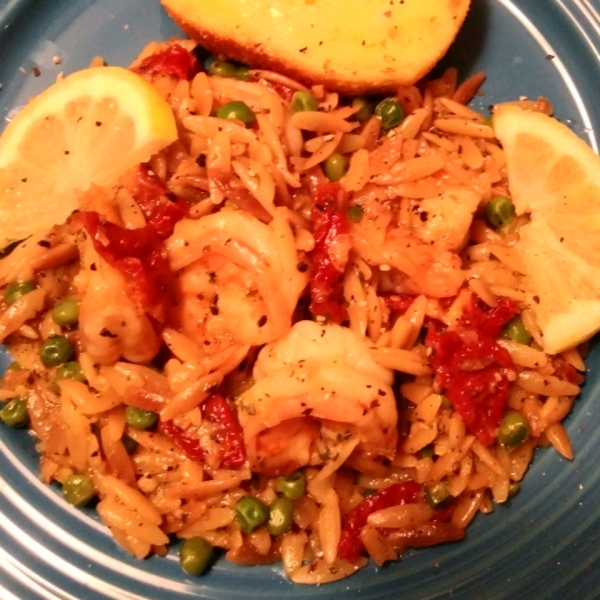 One-Pot Shrimp Scampi Orzo