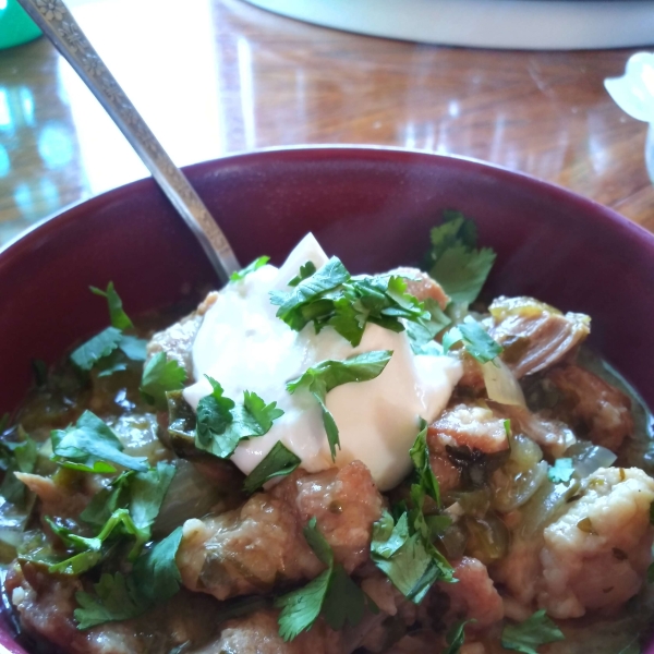 Pork Stew in Green Salsa (Guisado de Puerco con Tomatillos)