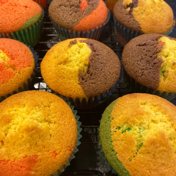 Rainbow Cupcakes