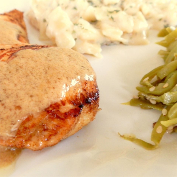 Chicken Francese for One