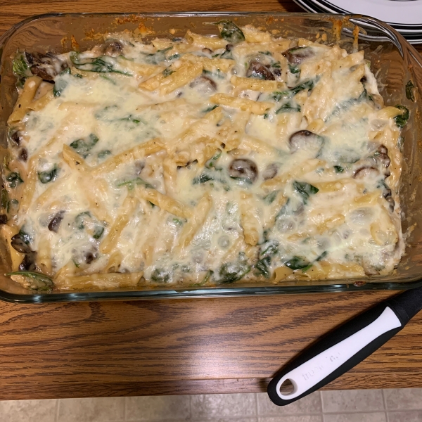 Portobello Penne Pasta Casserole