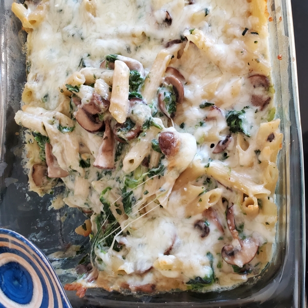 Portobello Penne Pasta Casserole