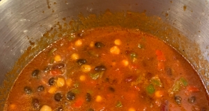 Three-Bean Vegetarian Chili