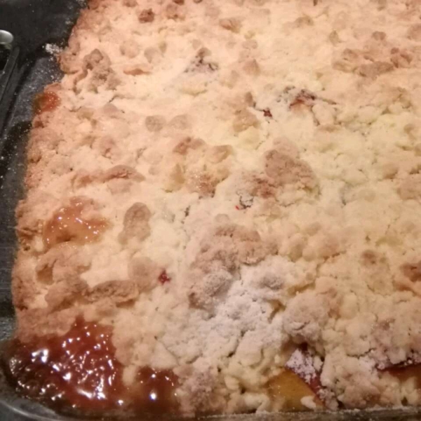 Easy Peach Cobbler with Cake Mix
