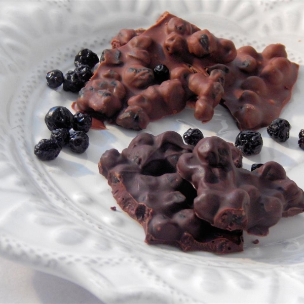 Chocolate Blueberry Bark