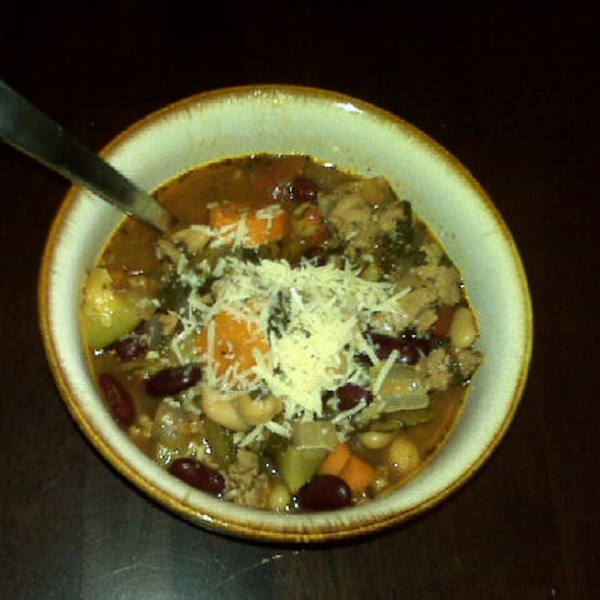 Italian Sausage Soup with Cannellini Beans