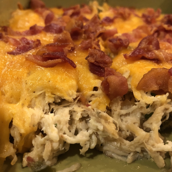 Keto Jalapeno Popper Chicken Casserole