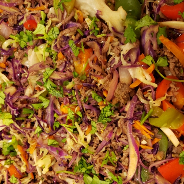 Addictive Asian Beef Slaw