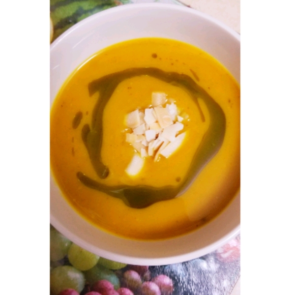 Curried Butternut Squash and Apple Bisque