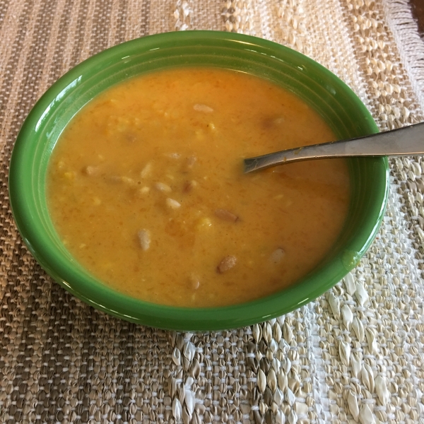 Curried Butternut Squash and Apple Bisque