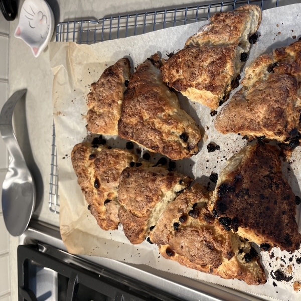 Raspberry-White Chocolate Scones