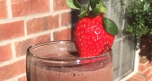 Chocolate Strawberry Sapodilla Smoothie