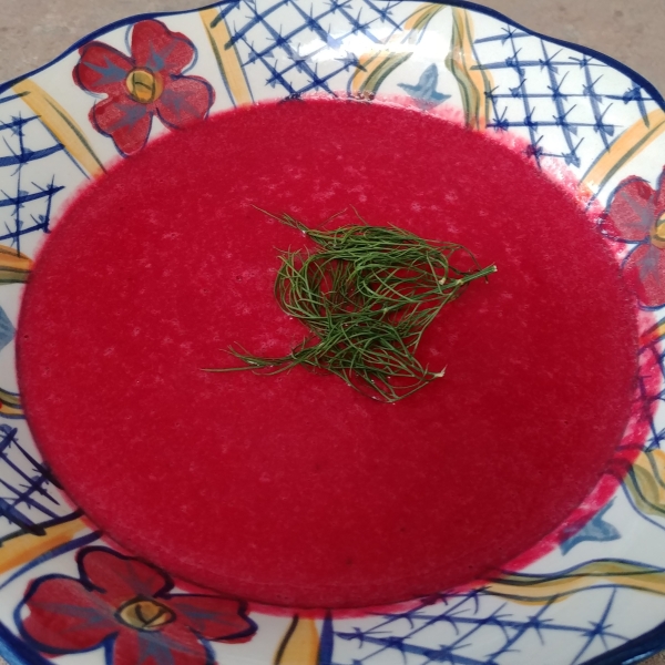 Beet Soup with Coconut Milk