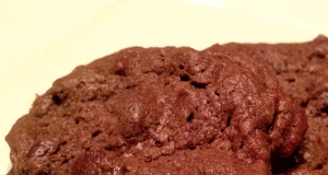 Fudgy Triple Chocolate Cookies