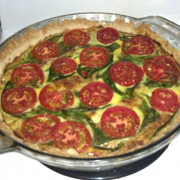 Spinach Artichoke Quiche