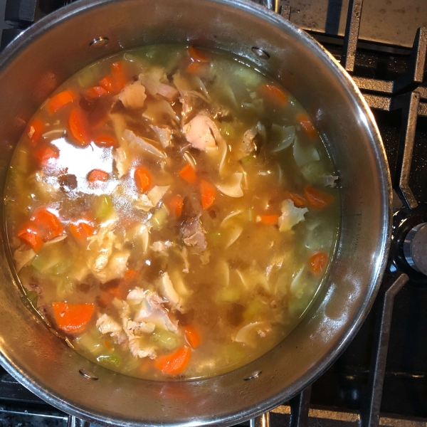 Sensational Turkey Noodle Soup