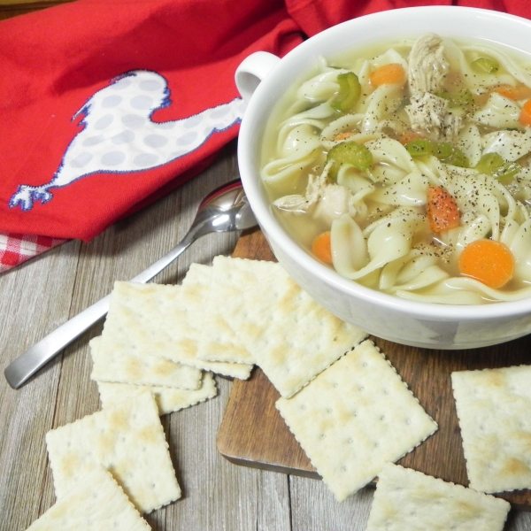 Sensational Turkey Noodle Soup