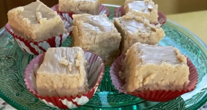 Festive Eggnog Fudge