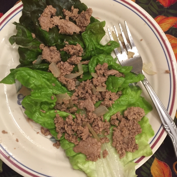 Turkey Lettuce Wraps with Shiitake Mushrooms