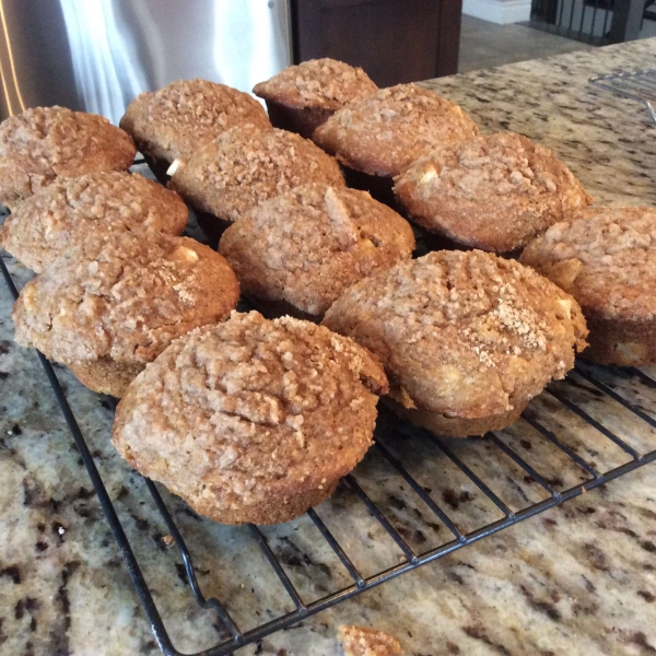 Apple Streusel Bran Muffins