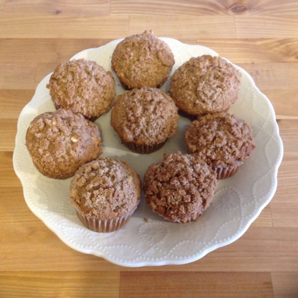 Apple Streusel Bran Muffins