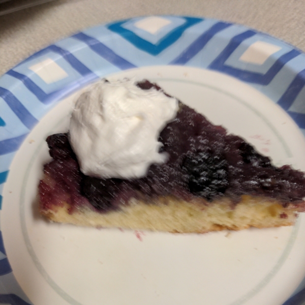 Blackberry Upside Down Cake