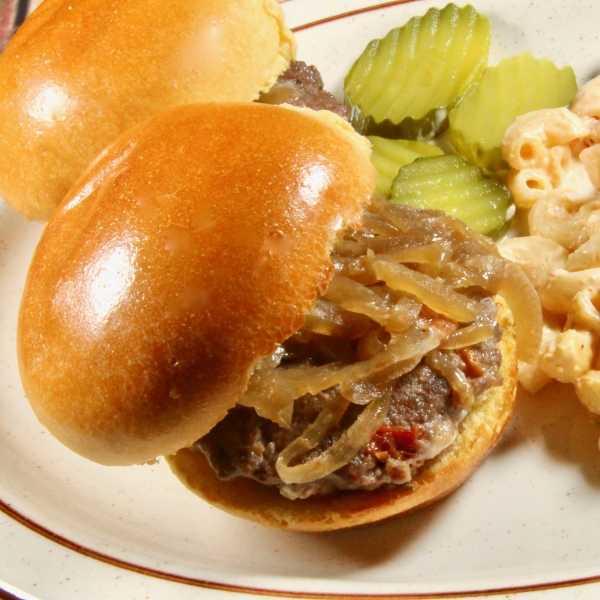 Savory Skillet Burgers