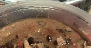 Jerre's Black Bean and Pork Tenderloin Slow Cooker Chili