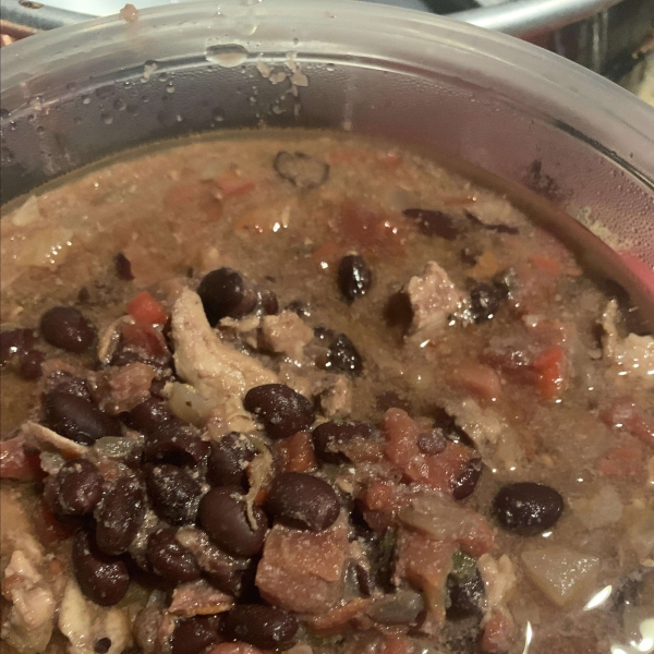 Jerre's Black Bean and Pork Tenderloin Slow Cooker Chili