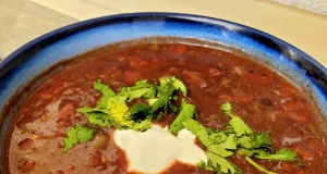 Black Bean and Tomato Soup